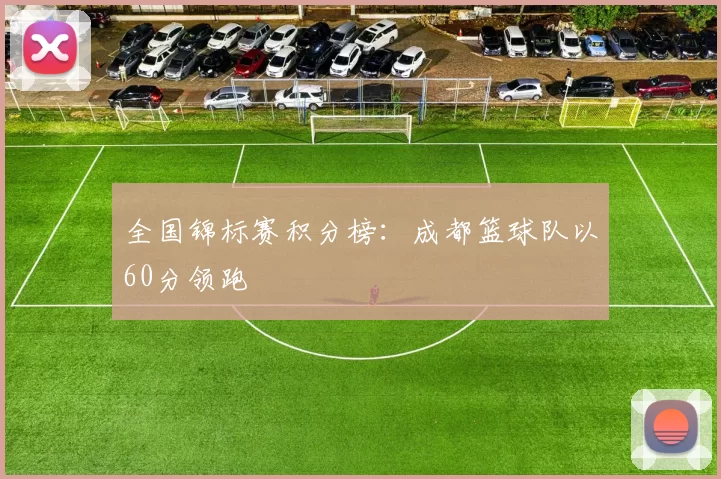 全国锦标赛积分榜：成都篮球队以60分领跑